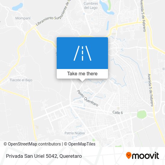 Privada San Uriel 5042 map