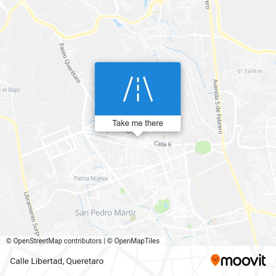Mapa de Calle Libertad