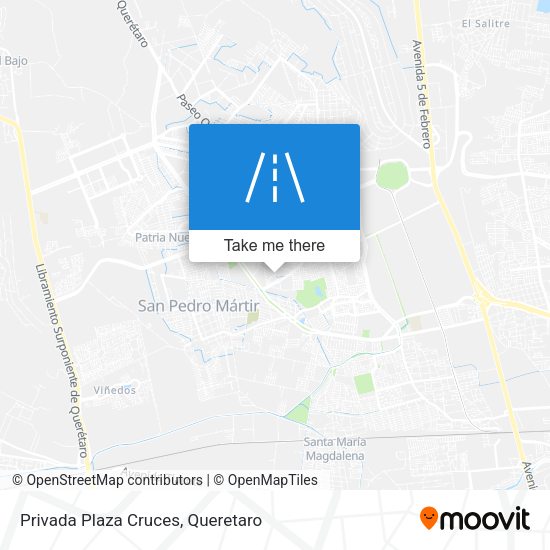 Mapa de Privada Plaza Cruces