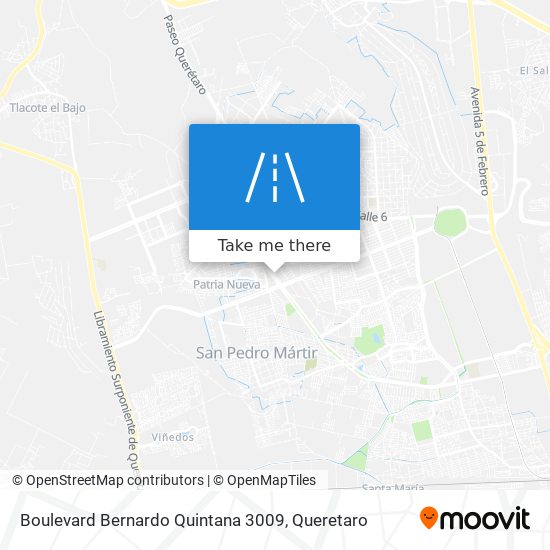 Boulevard Bernardo Quintana 3009 map