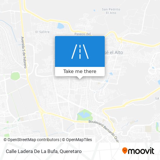 Mapa de Calle Ladera De La Bufa