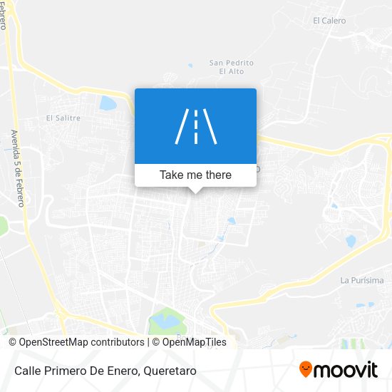 Mapa de Calle Primero De Enero