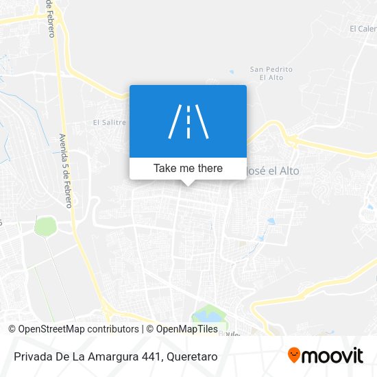 Privada De La Amargura 441 map