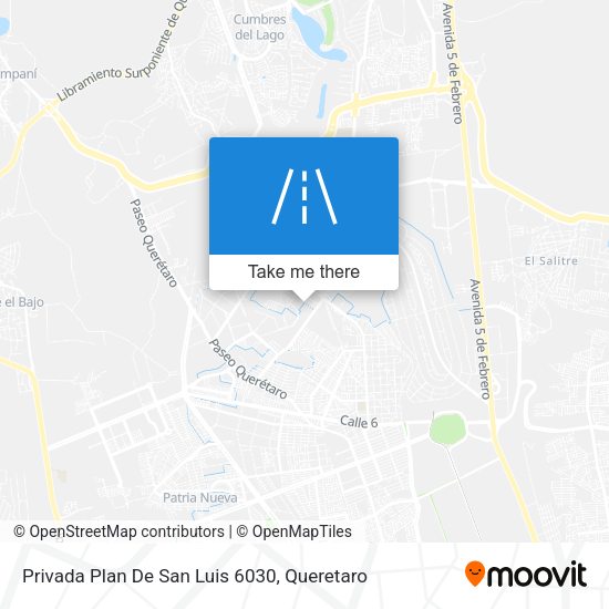 Privada Plan De San Luis 6030 map