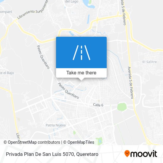 Privada Plan De San Luis 5070 map