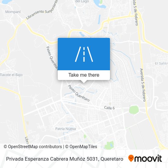 Mapa de Privada Esperanza Cabrera Muñóz 5031