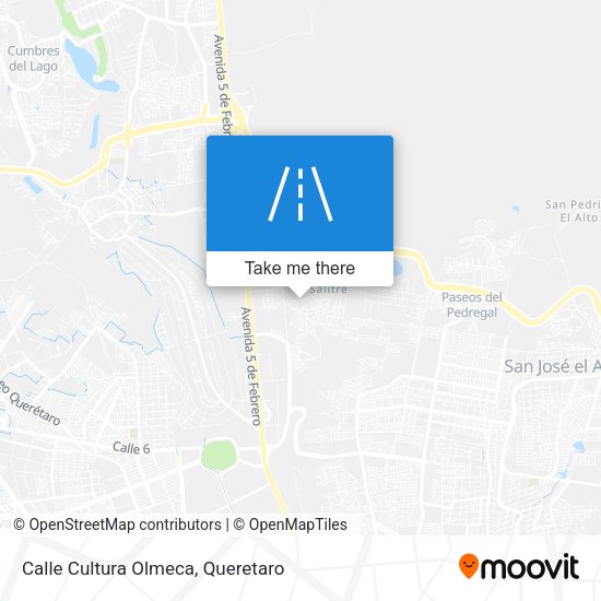 Calle Cultura Olmeca map