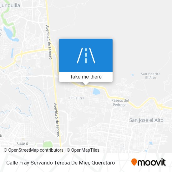 Calle Fray Servando Teresa De Mier map