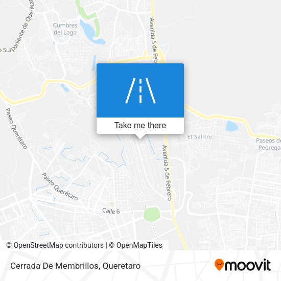 Cerrada De Membrillos map