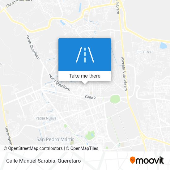Calle Manuel Sarabia map