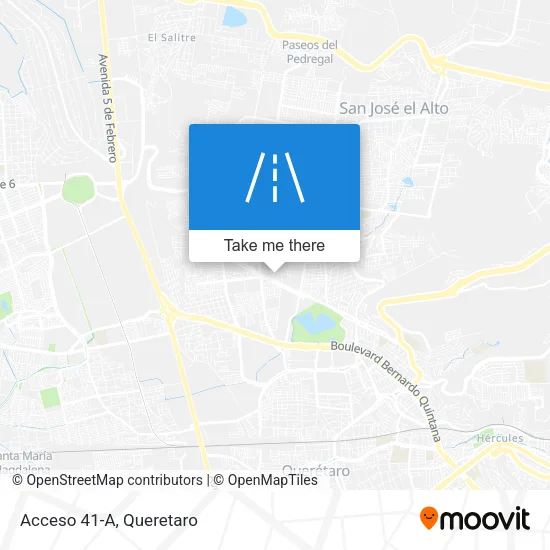 Acceso 41-A map