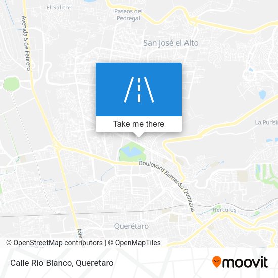 Calle Río Blanco map