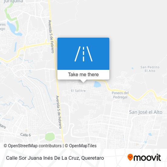 Calle Sor Juana Inés De La Cruz map