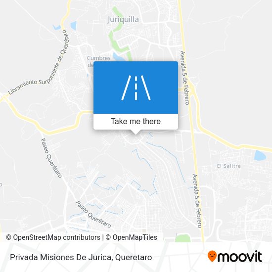 Privada Misiones De Jurica map