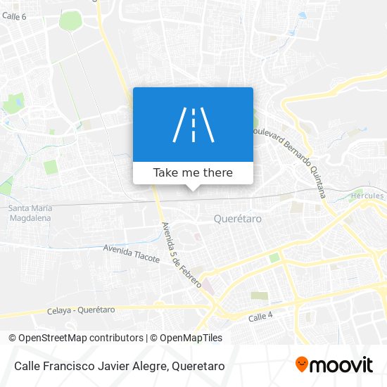 Mapa de Calle Francisco Javier Alegre