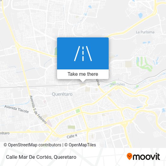 Calle Mar De Cortés map