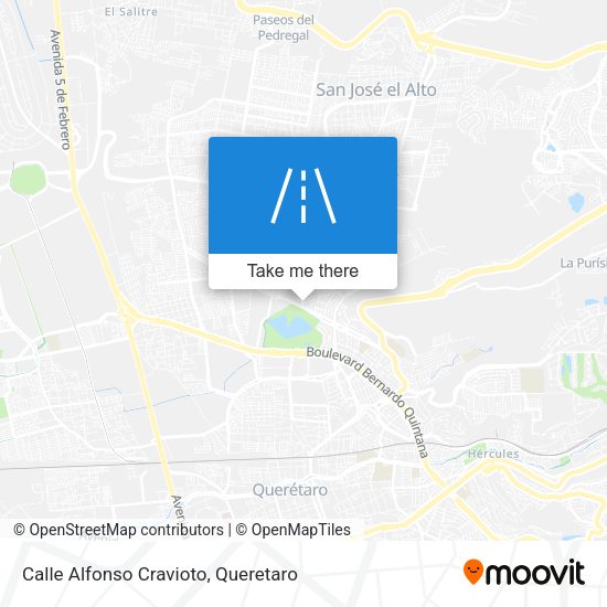 Calle Alfonso Cravioto map