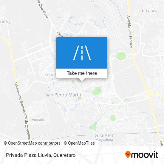 Privada Plaza Lluvia map