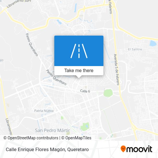 Calle Enrique Flores Magón map