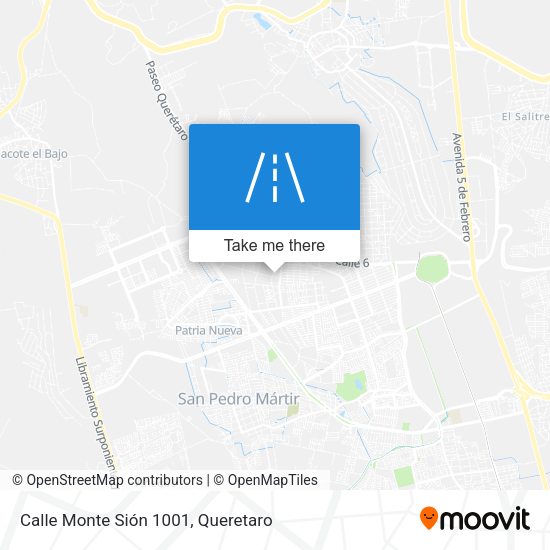 Calle Monte Sión 1001 map