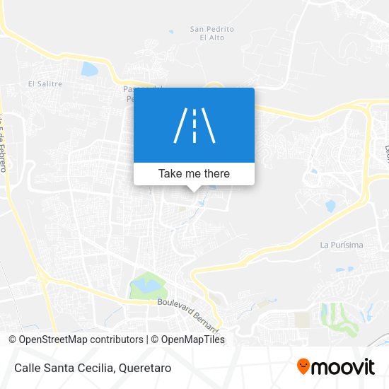 Calle Santa Cecilia map