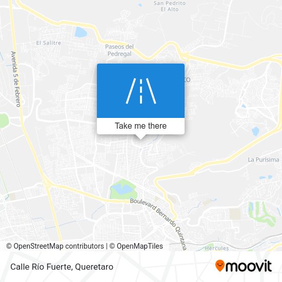 Mapa de Calle Río Fuerte