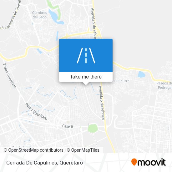 Mapa de Cerrada De Capulines