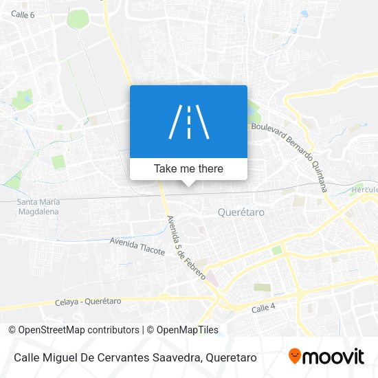 Calle Miguel De Cervantes Saavedra map
