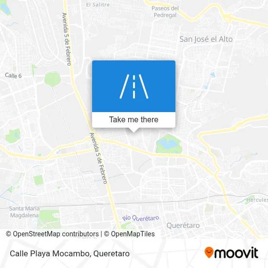 Calle Playa Mocambo map