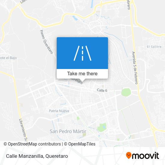 Calle Manzanilla map