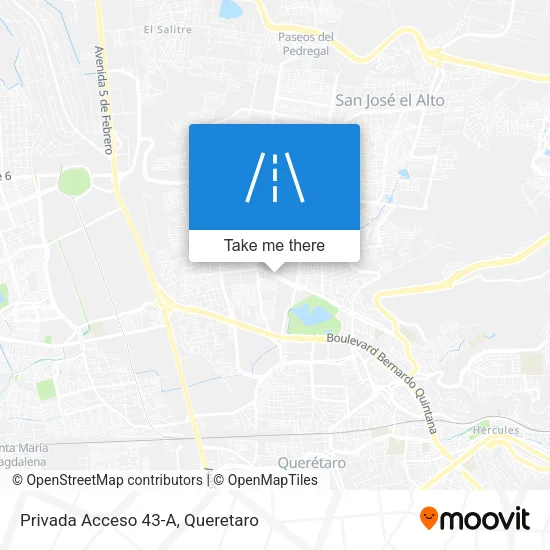 Privada Acceso 43-A map