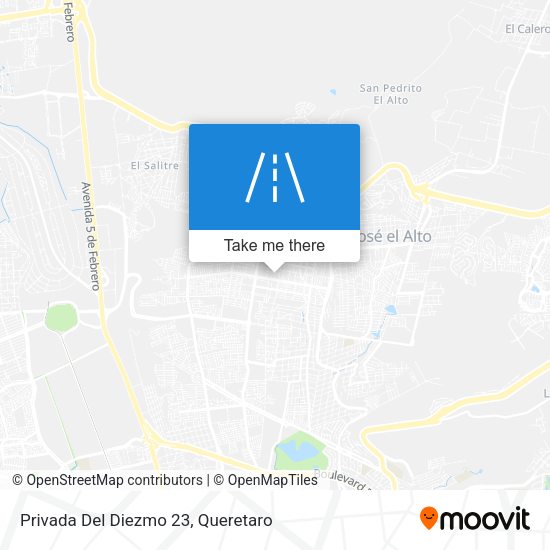 Privada Del Diezmo 23 map