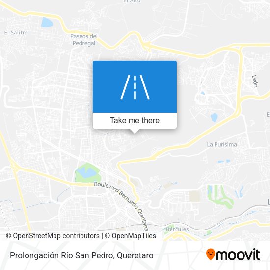 Mapa de Prolongación Río San Pedro