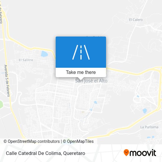 Mapa de Calle Catedral De Colima