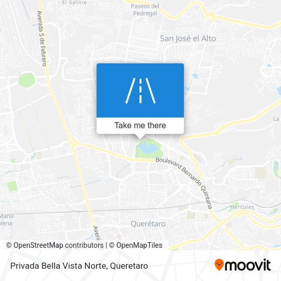 Privada Bella Vista Norte map