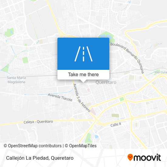Callejón La Piedad map