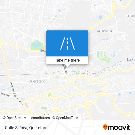 Mapa de Calle Silícea