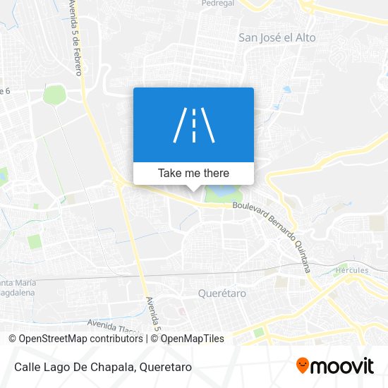 Mapa de Calle Lago De Chapala