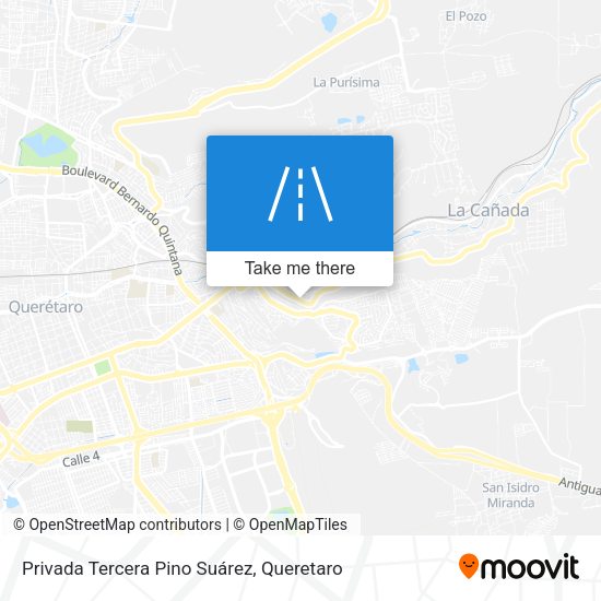 Privada Tercera Pino Suárez map