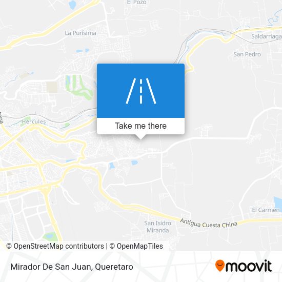 Mirador De San Juan map