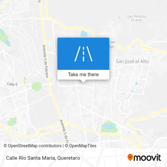 Calle Río Santa María map