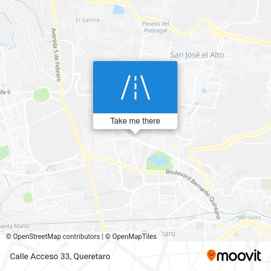 Calle Acceso 33 map