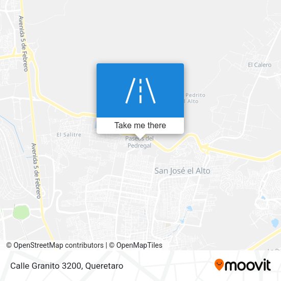 Mapa de Calle Granito 3200