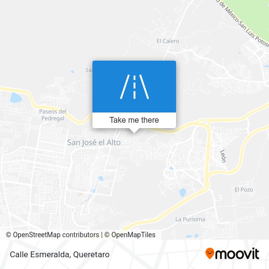 Calle Esmeralda map