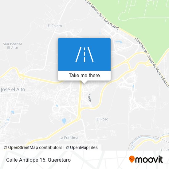 Mapa de Calle Antílope 16