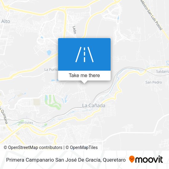 Primera Campanario San José De Gracía map