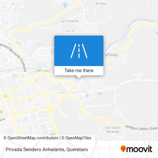 Privada Sendero Anhelante map