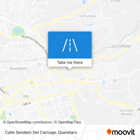 Mapa de Calle Sendero Del Carruaje