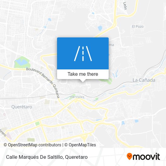 Mapa de Calle Marqués De Saltillo
