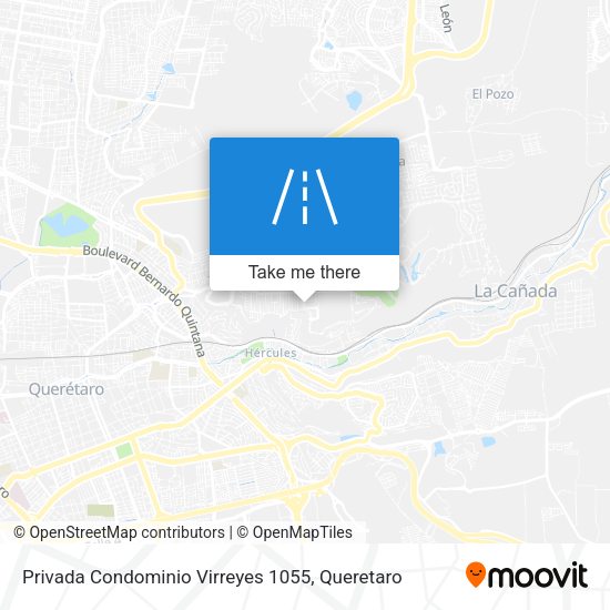 Mapa de Privada Condominio Virreyes 1055